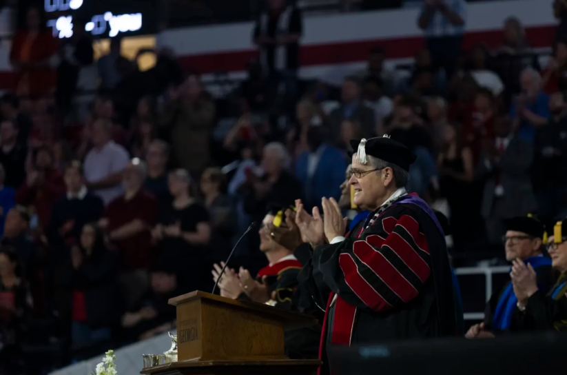 President Morehead at Masters Graduation 2026